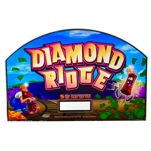 Diamond Ridge Slot Glass