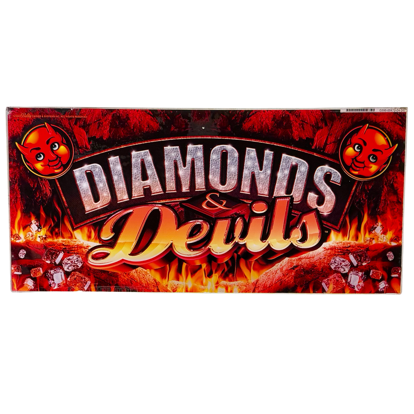 Diamonds & Devils Slot Glass