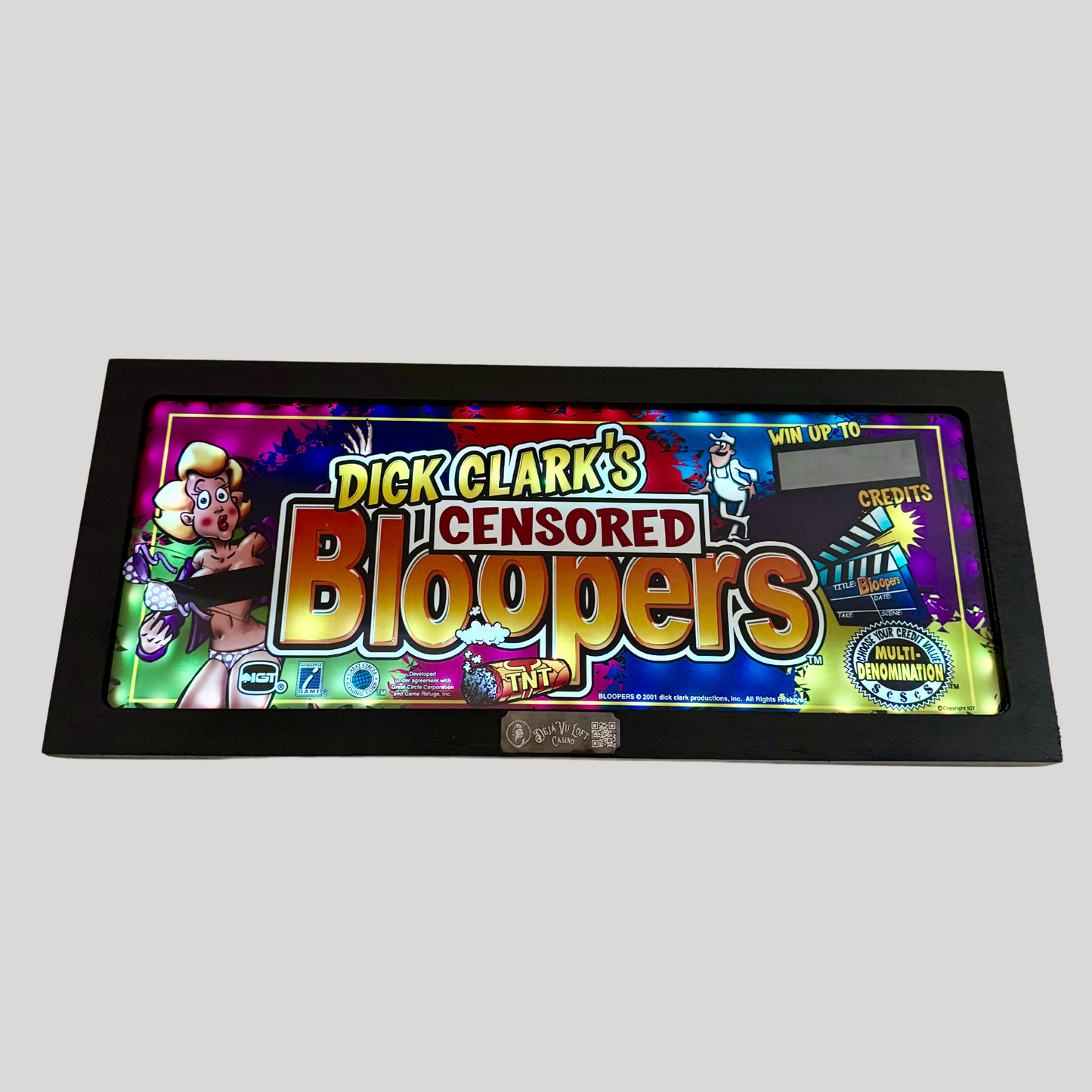 Dick Clark's Censored Bloopers Slot Glass