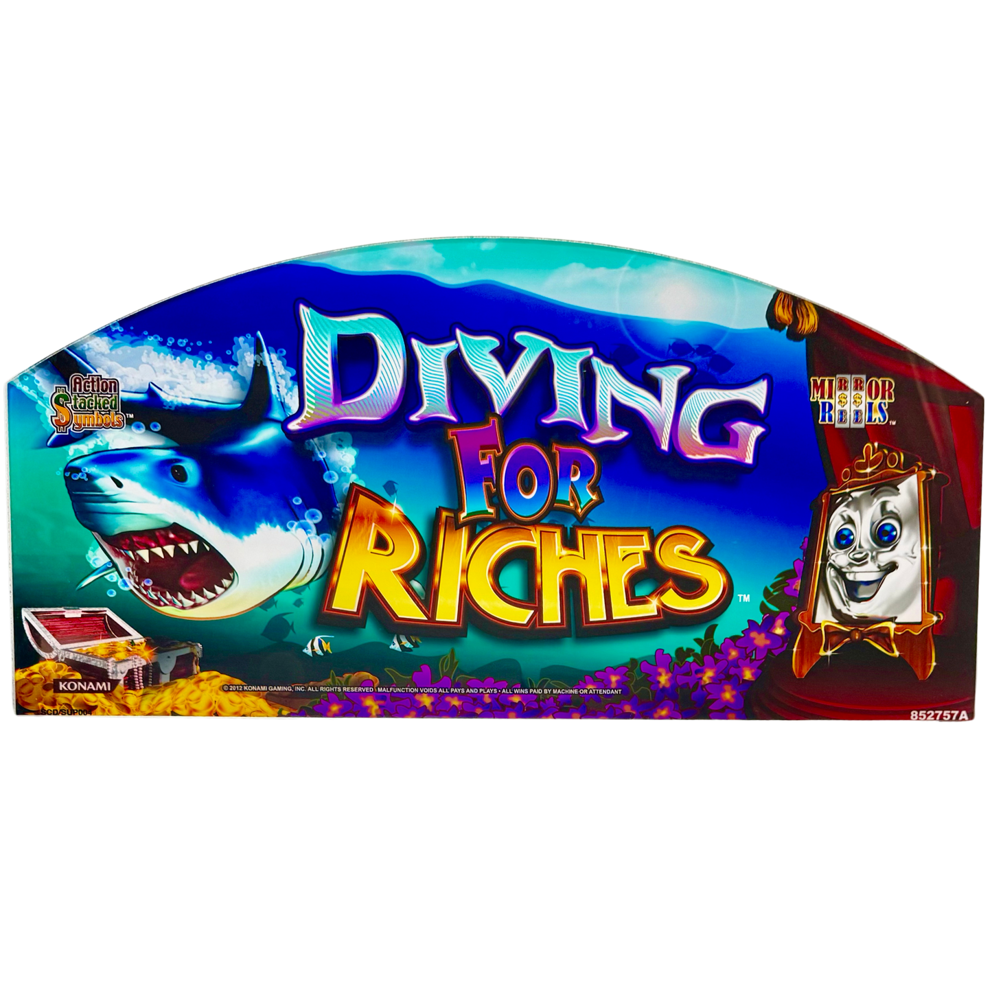 Diving For Riches Slot Glass