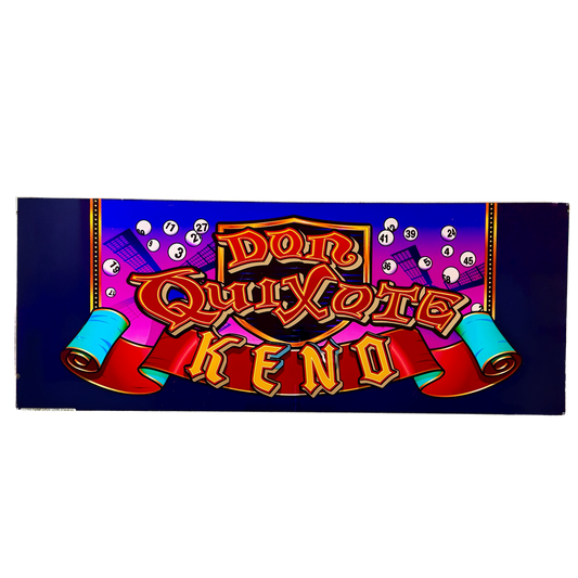 Don Quixote Keno Slot Glass