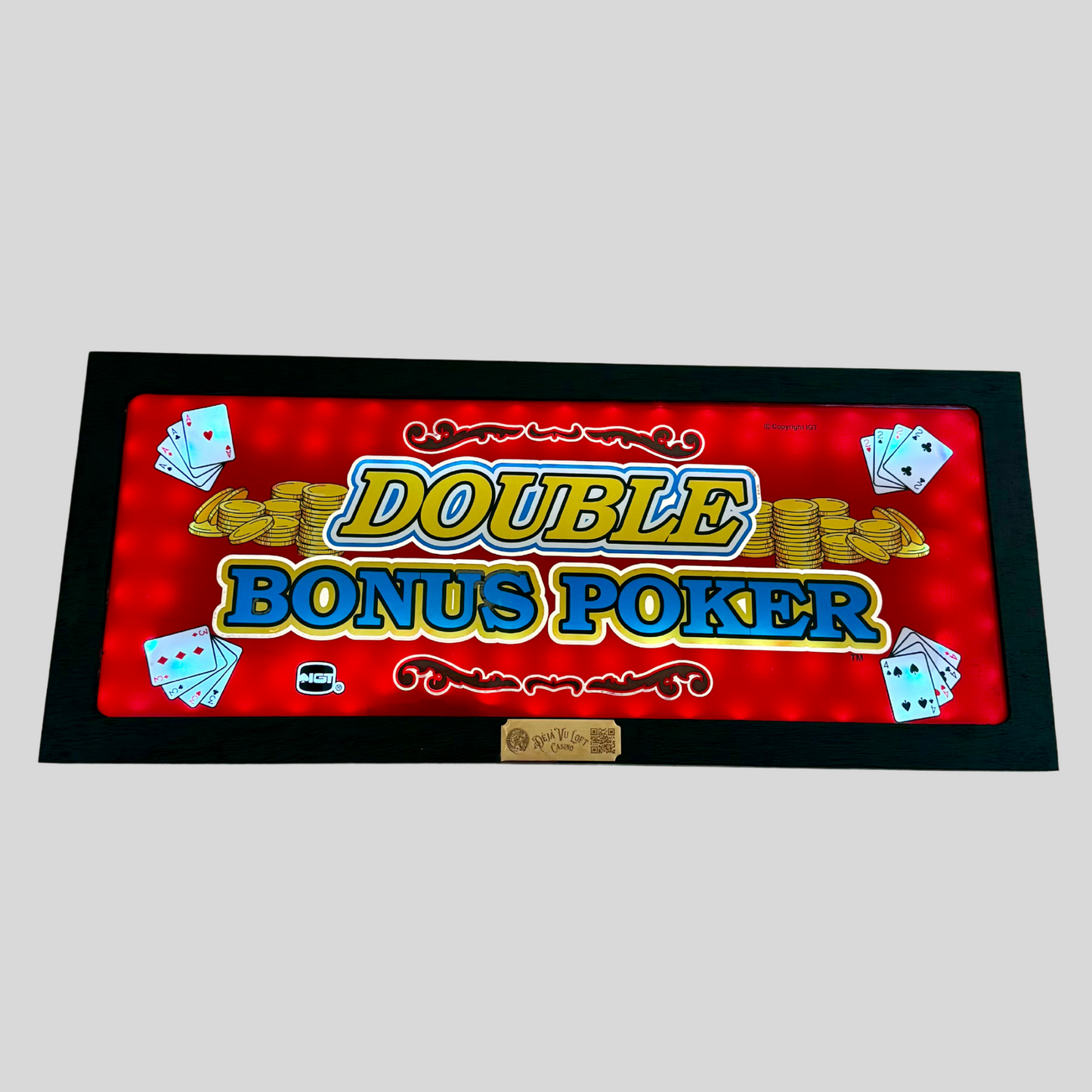 Double Bonus Poker Slot Glass