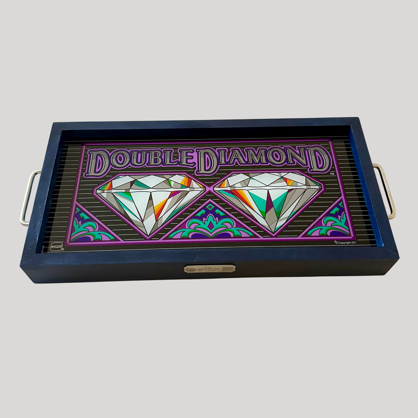 Double Diamond Slot Glass