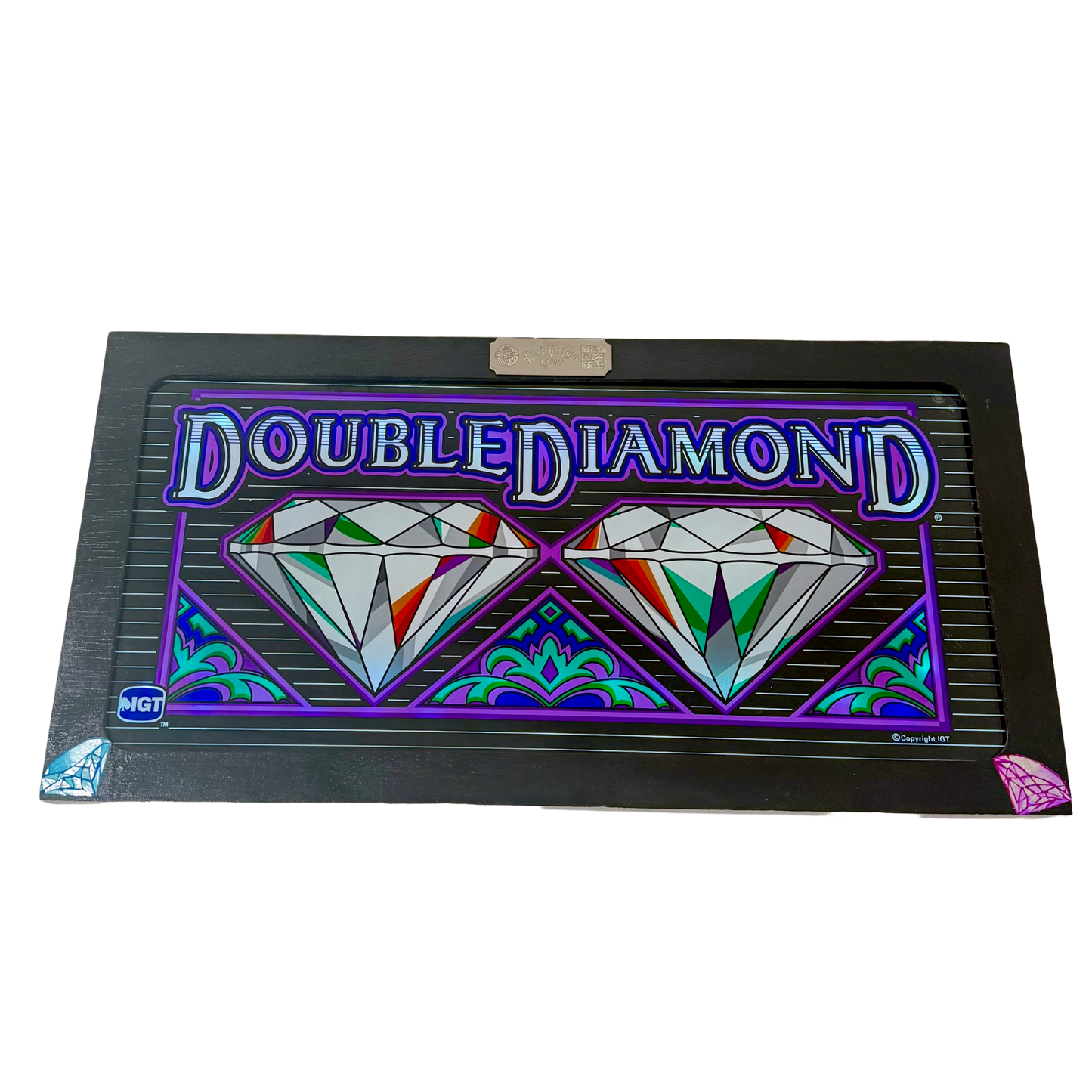 Double Diamond Slot Glass