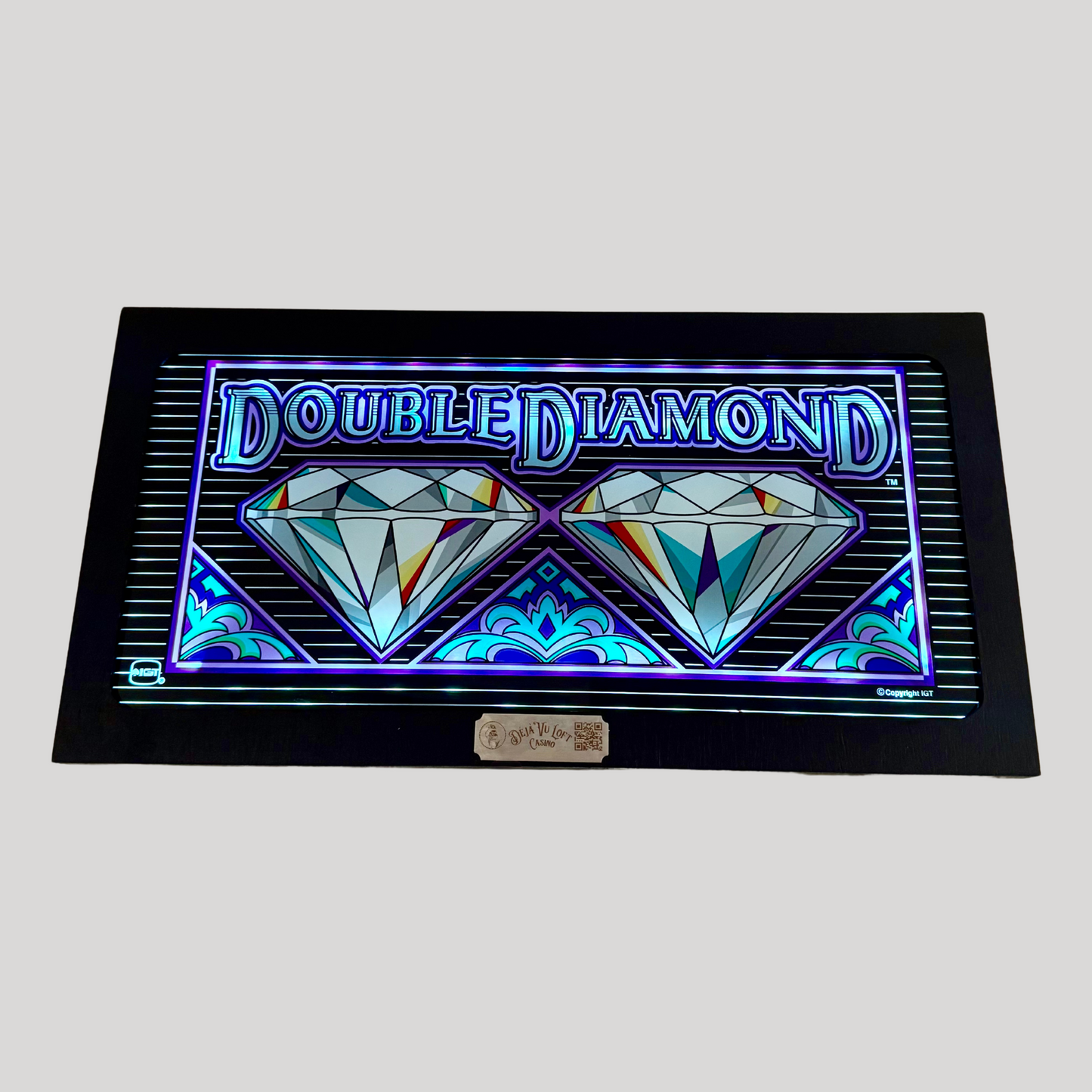 Double Diamond Slot Glass