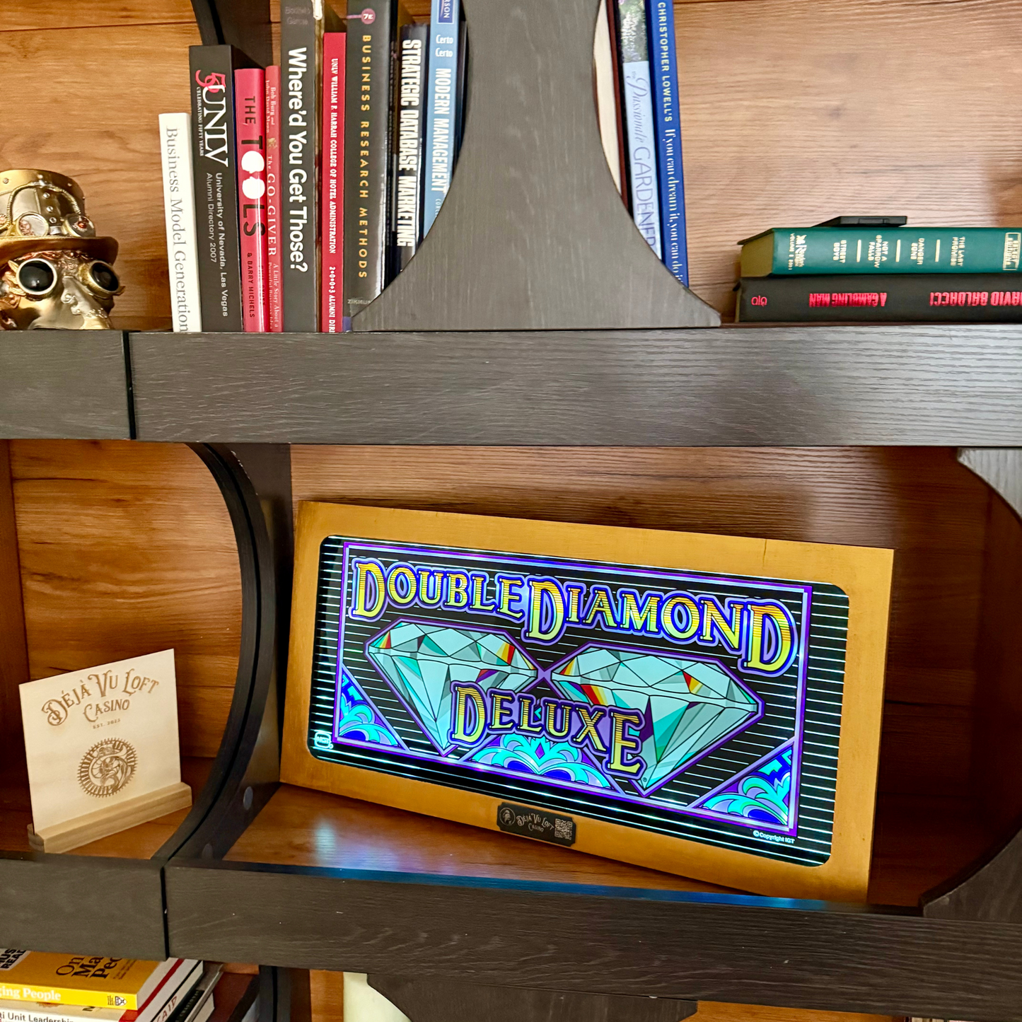 Double Diamond Deluxe Slot Glass