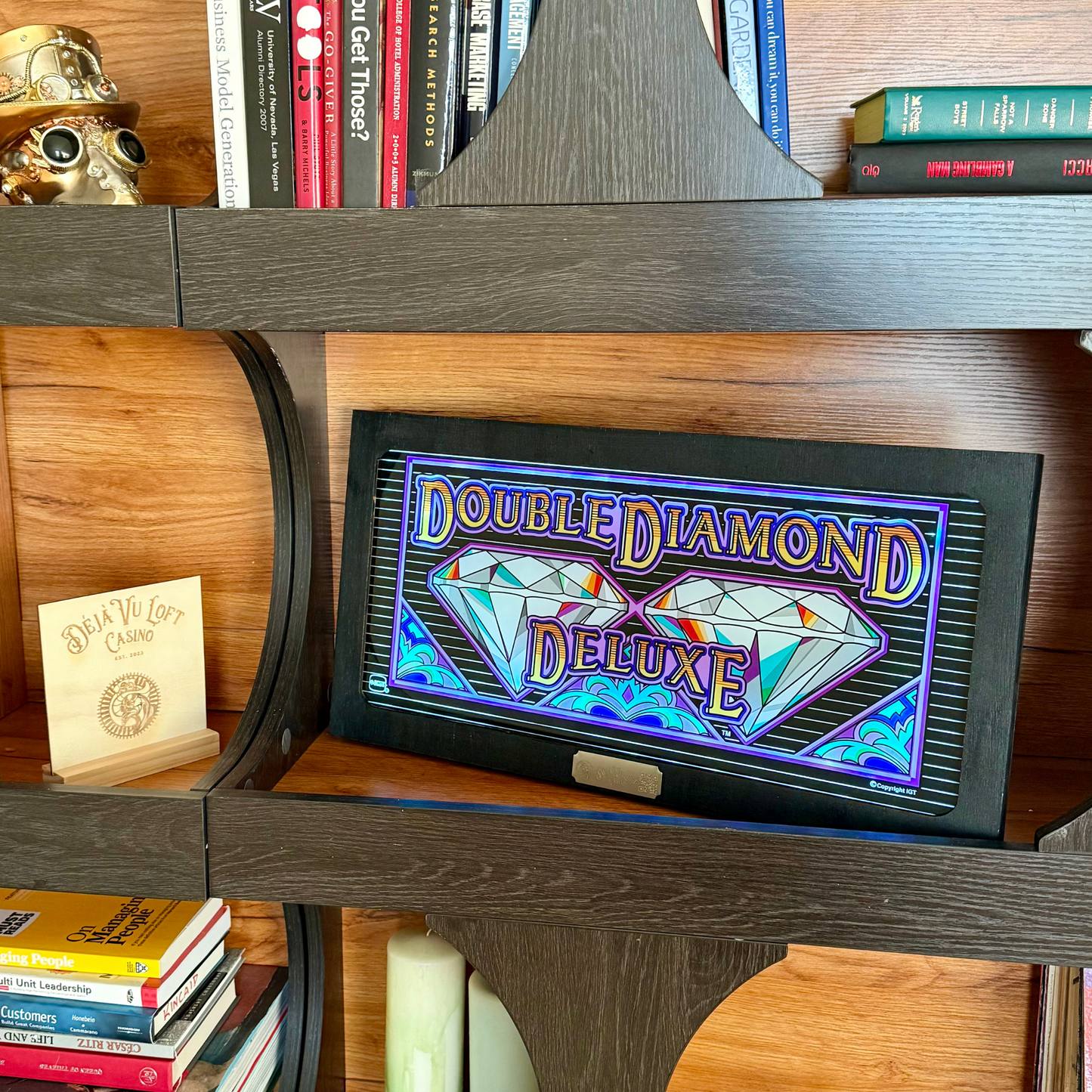 Double Diamond Deluxe Slot Glass