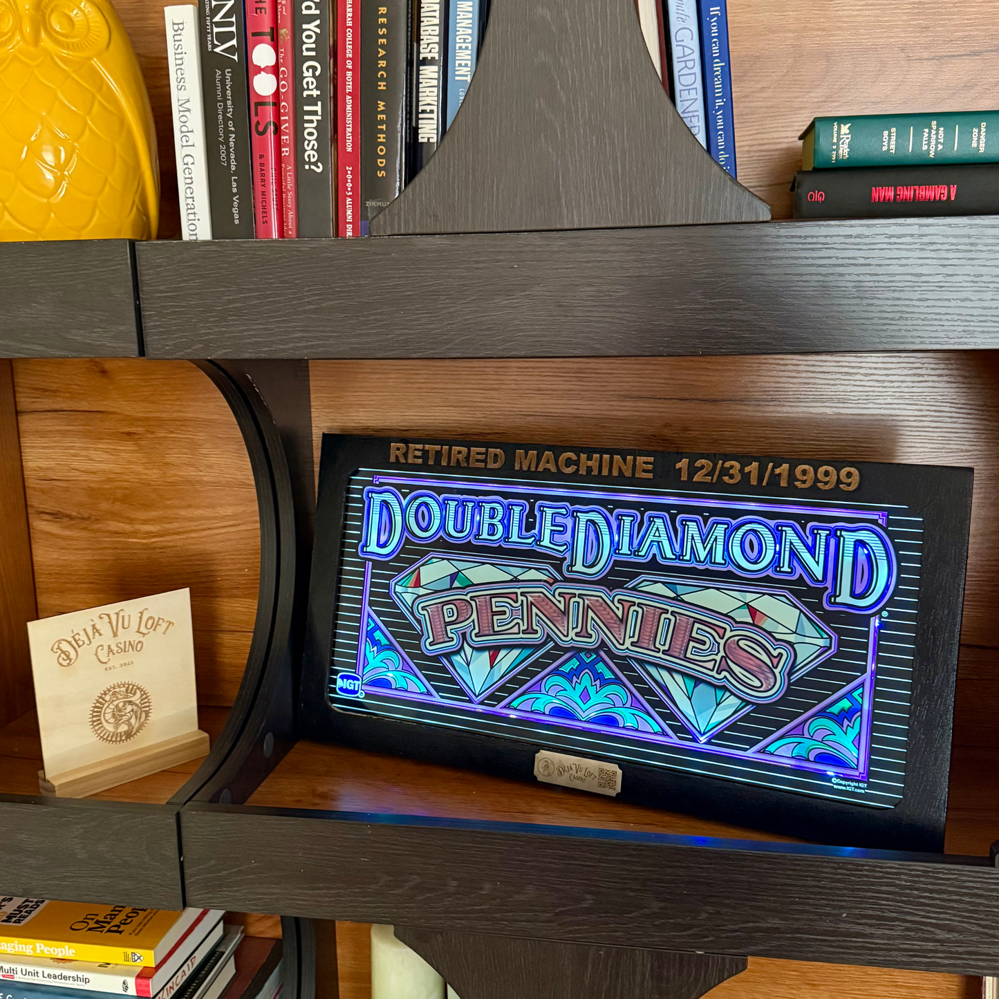 Double Diamonds Pennies Slot Glass