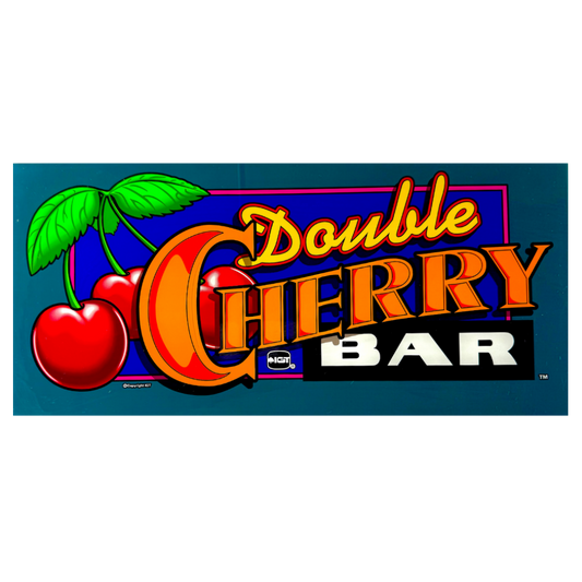 Double Cherry Bar Slot Glass