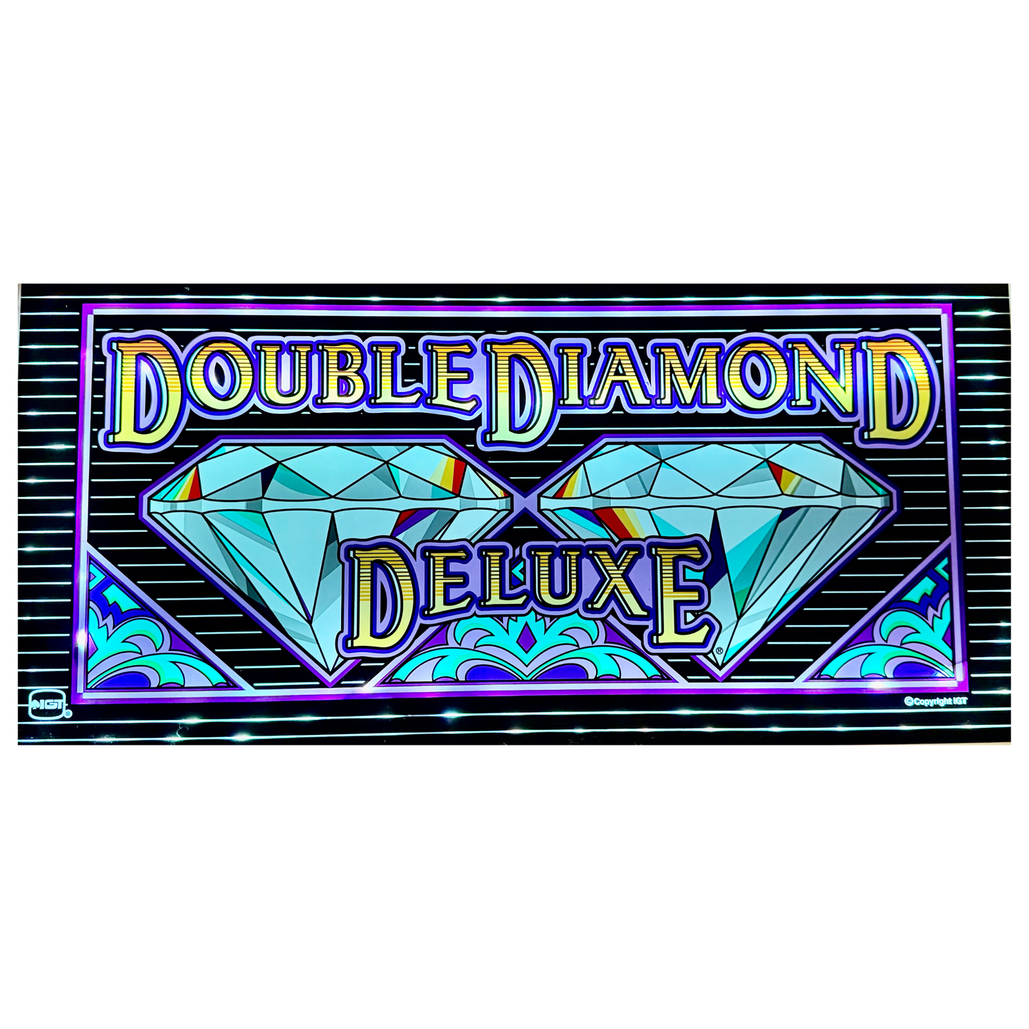 Double Diamond Deluxe Slot Glass
