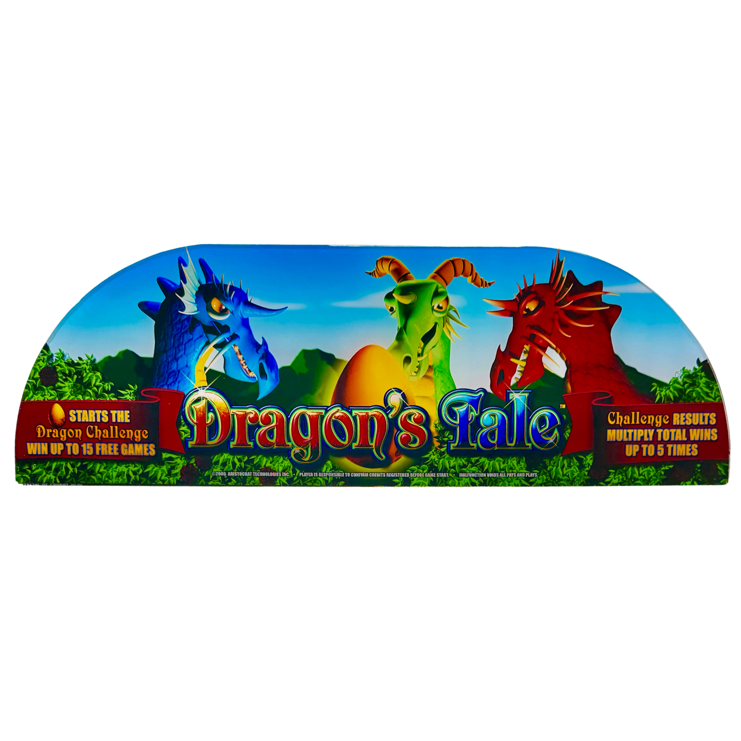Dragon's Tale Slot Retro Acrylic