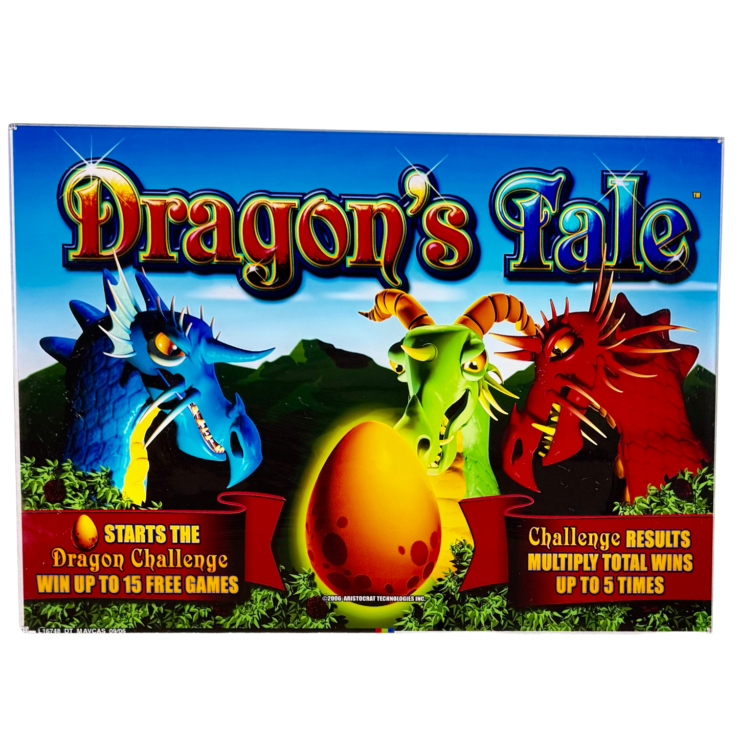 Dragon's Tale Slot Retro Acrylic