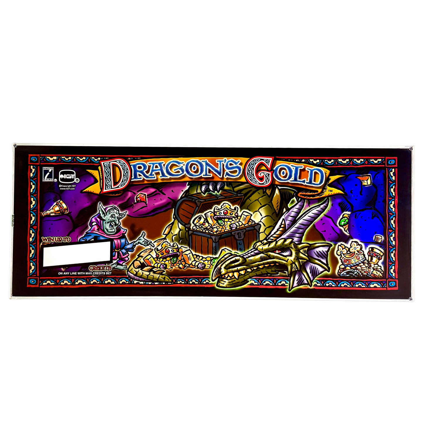 Dragon's Gold Slot Glass