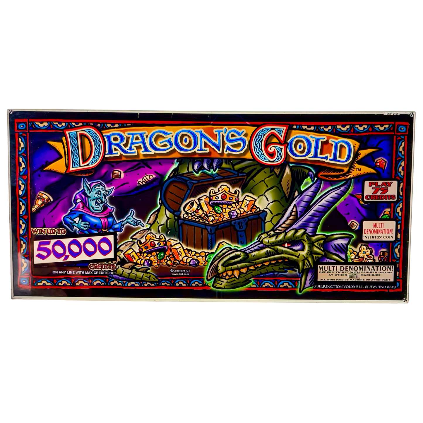 Dragon's Gold Slot Glass