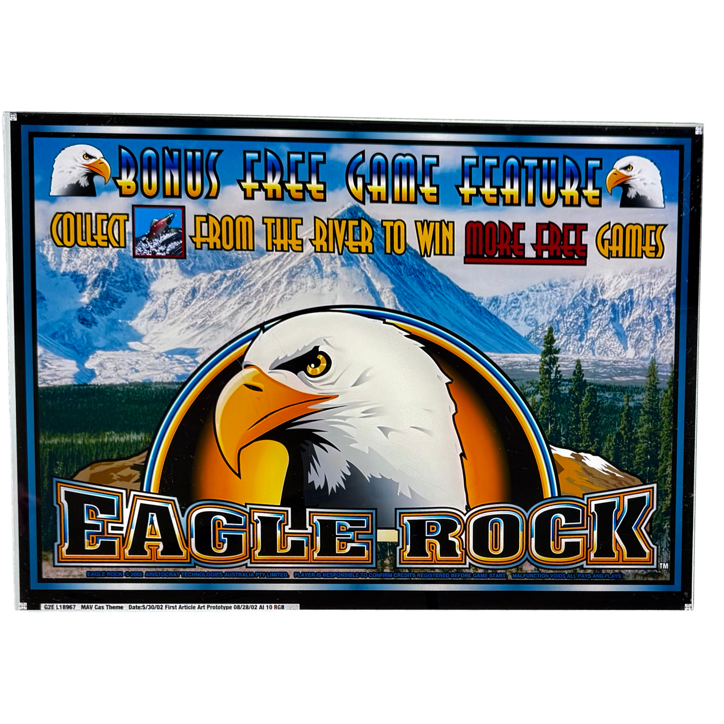 Eagle Rock Slot Retro Acrylic