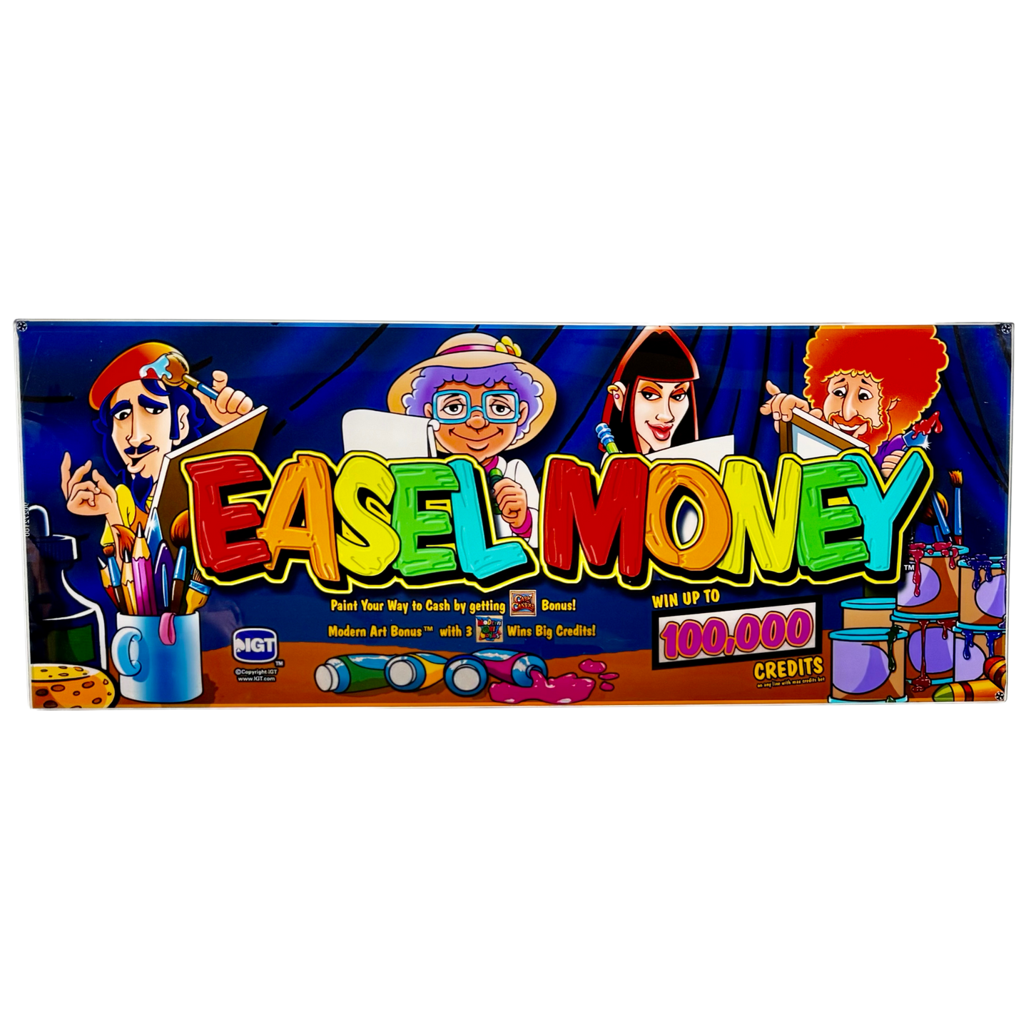 Easel Money Slot Glass