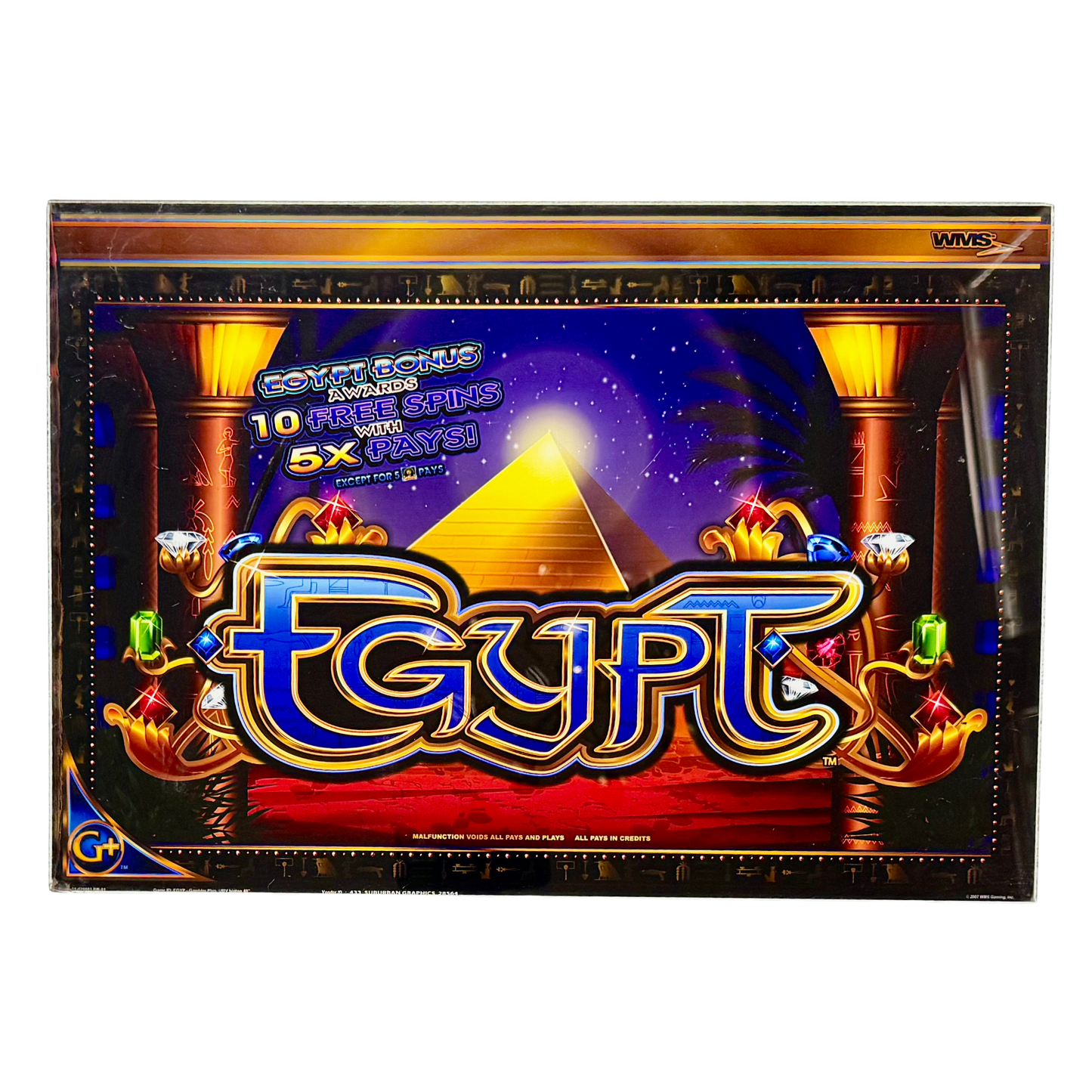 Egypt Jumbo Slot Glass