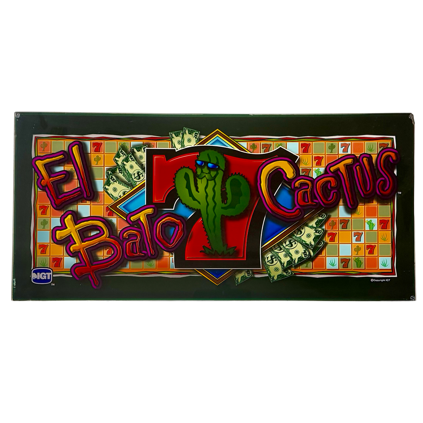 El Bato Cactus Slot Glass
