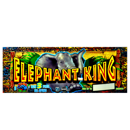 Elephant King Slot Glass