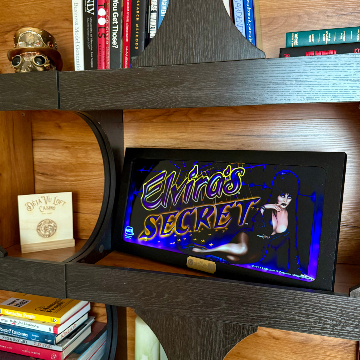 Elvira's Secret Slot Glass