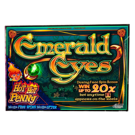 Emerald Eyes Jumbo Slot Glass