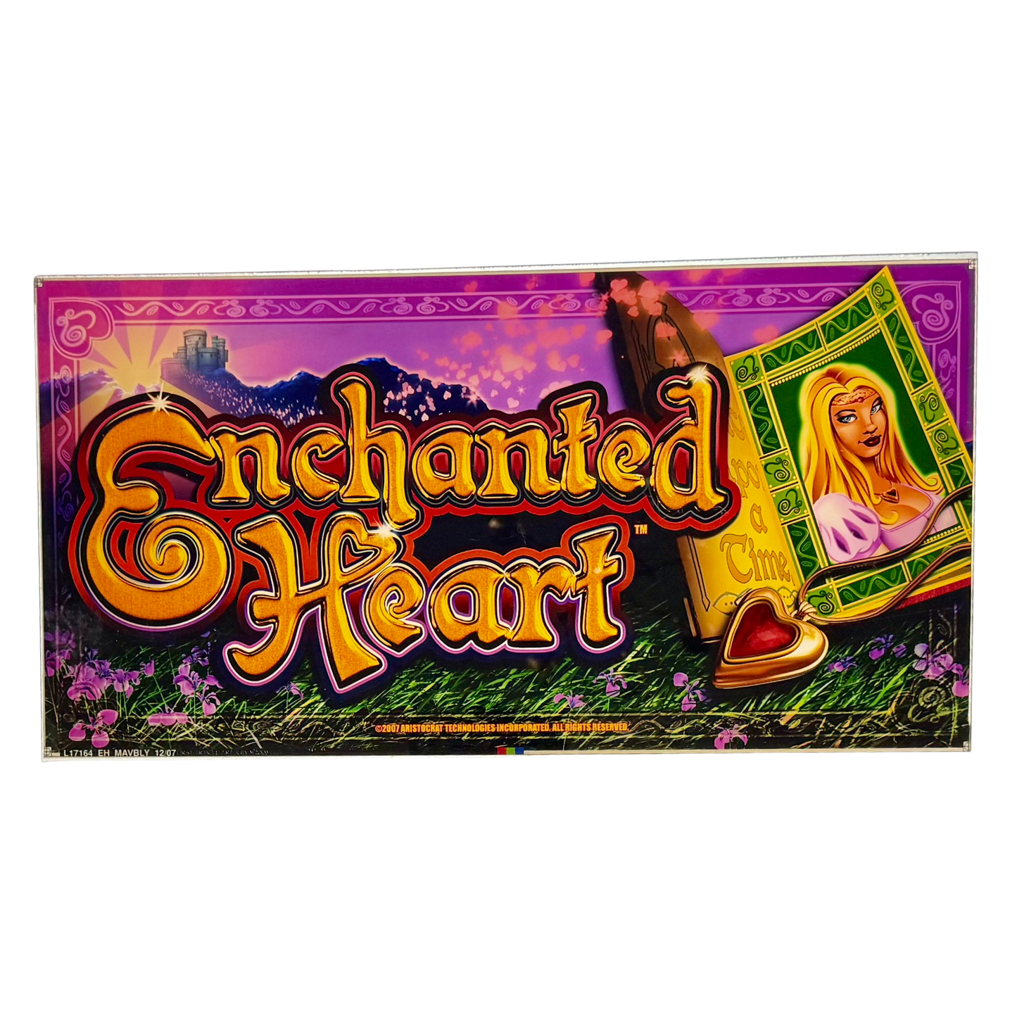 Enchanted Heart Slot Retro Acrylic