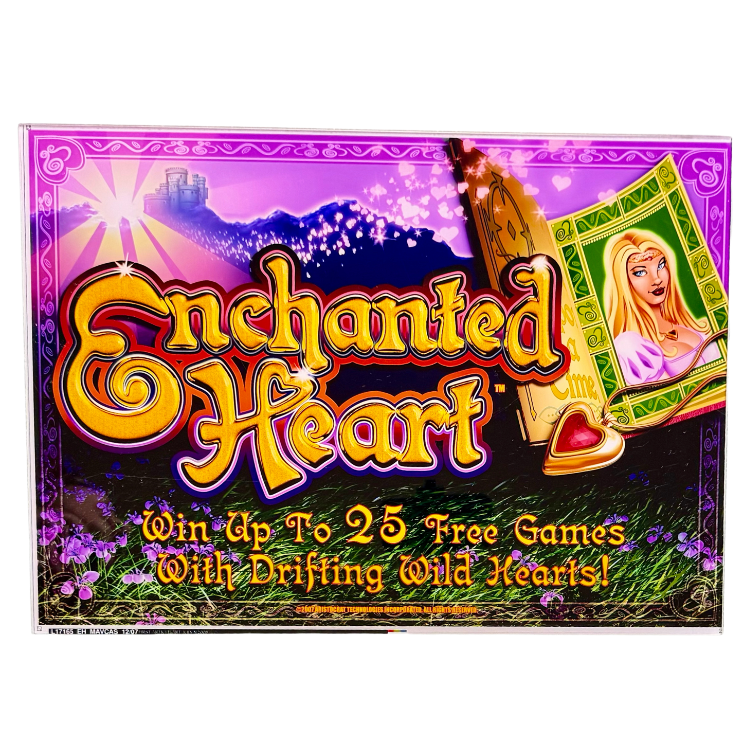 Enchanted Heart Slot Retro Acrylic