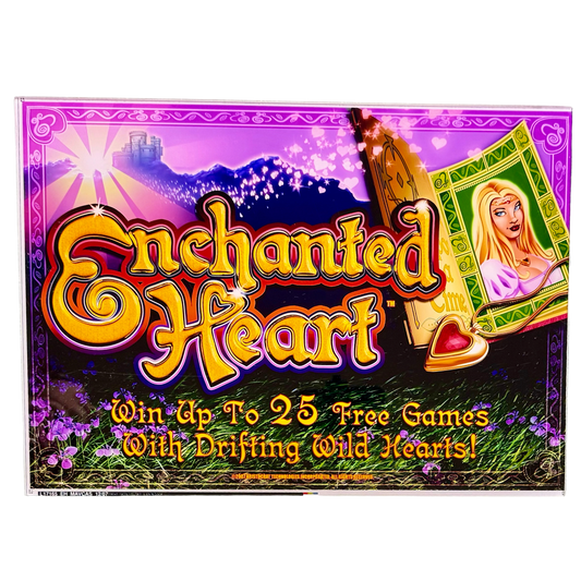 Enchanted Heart Slot Retro Acrylic