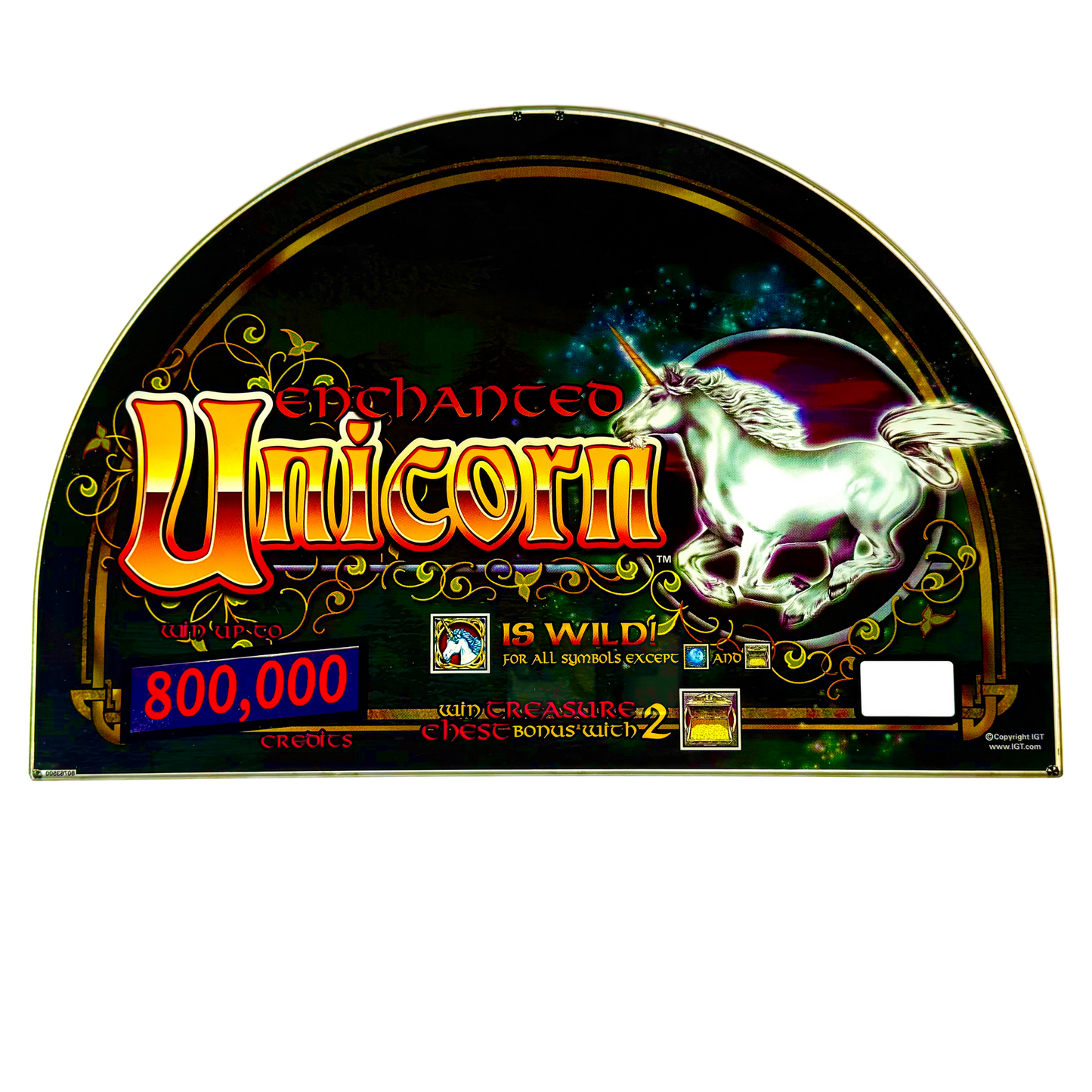 Enchanted Unicorn Slot Glass