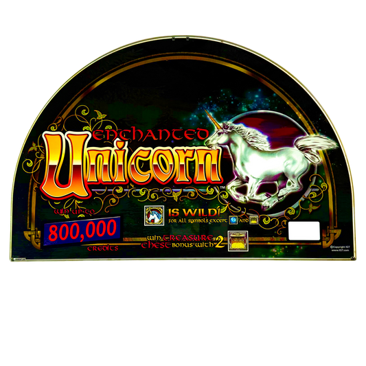 Enchanted Unicorn Slot Glass