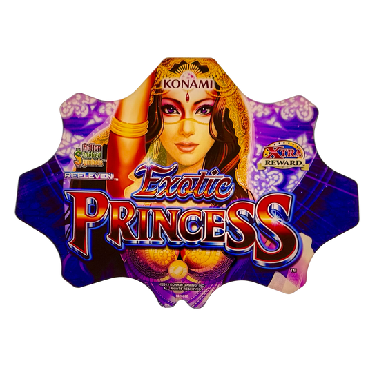 Exotic Princess Slot Retro Acrylic