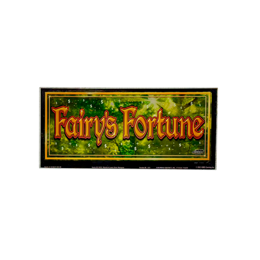 Fairy's Fortune Slot Glass