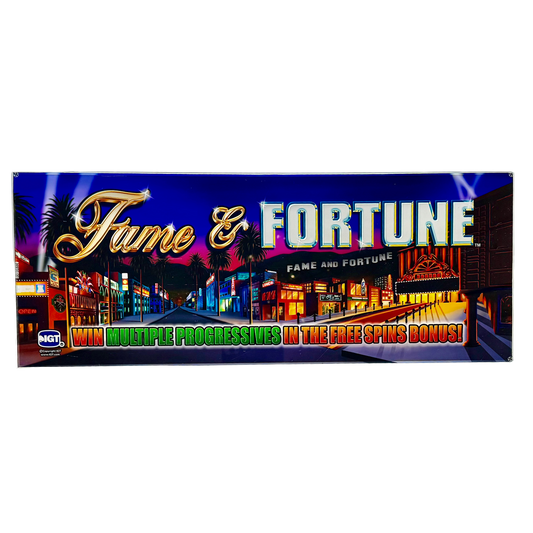 Fame & Fortune Slot Glass