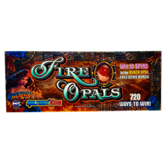 Fire Opals Slot Glass