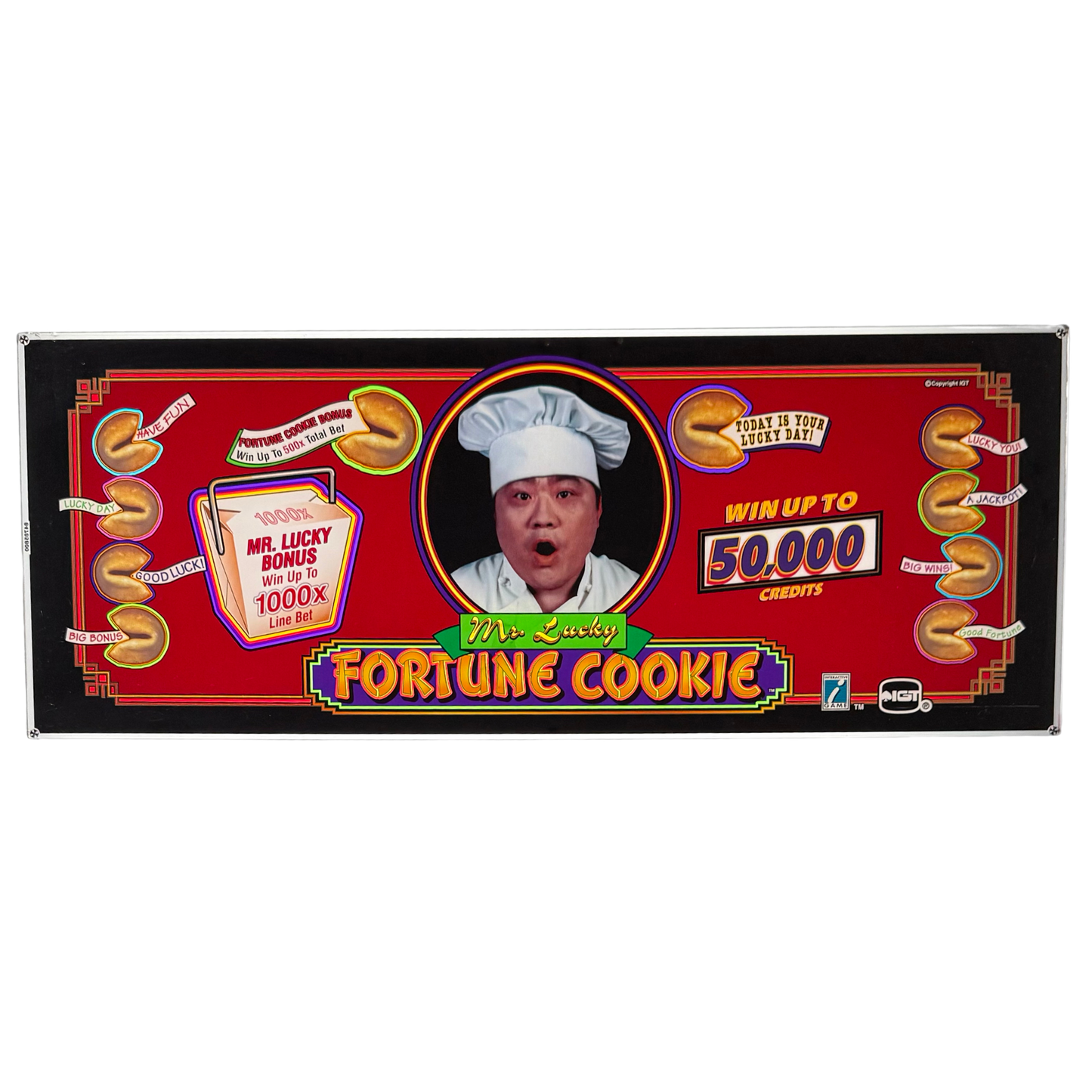 Fortune Cookie Slot Glass