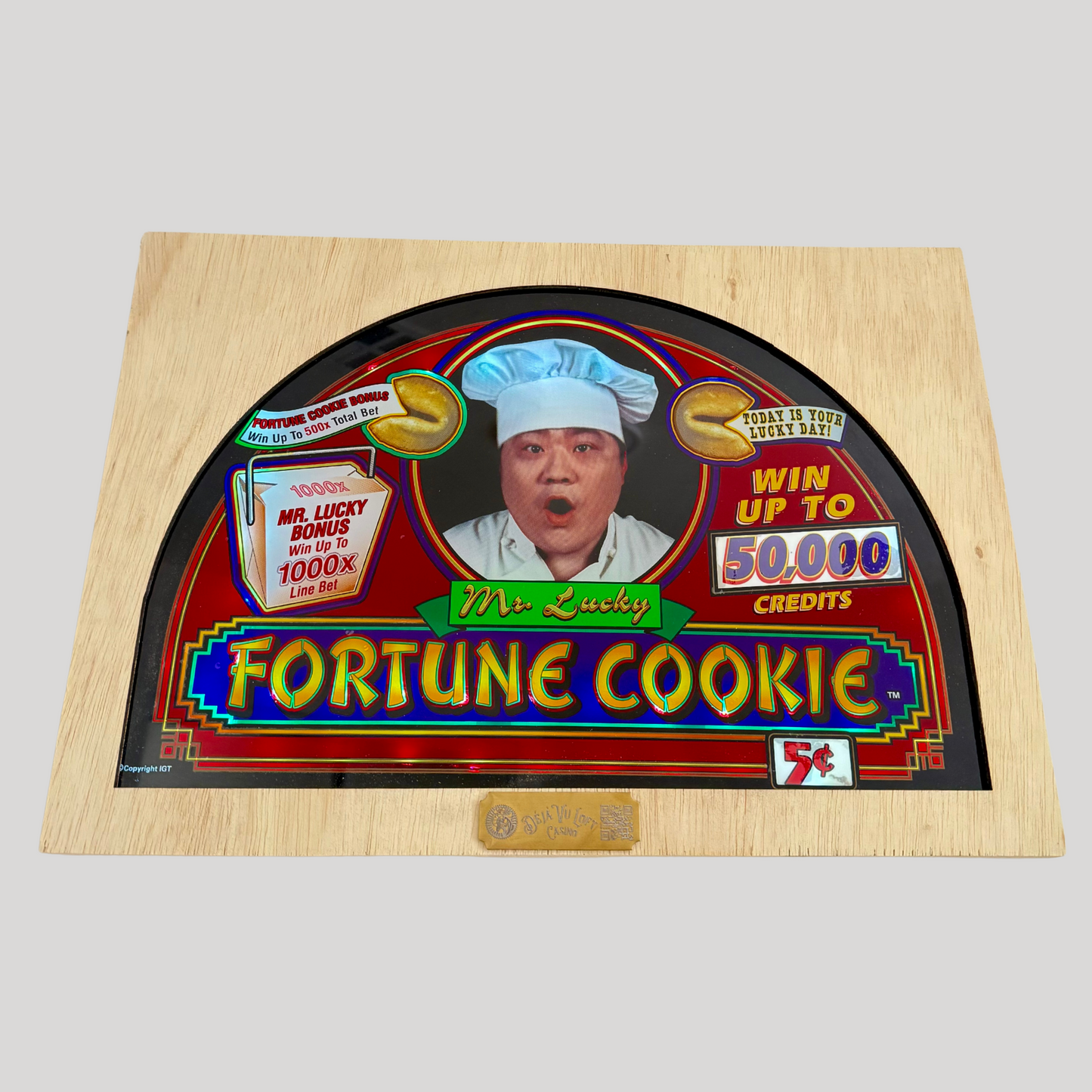 Fortune Cookie Slot Glass