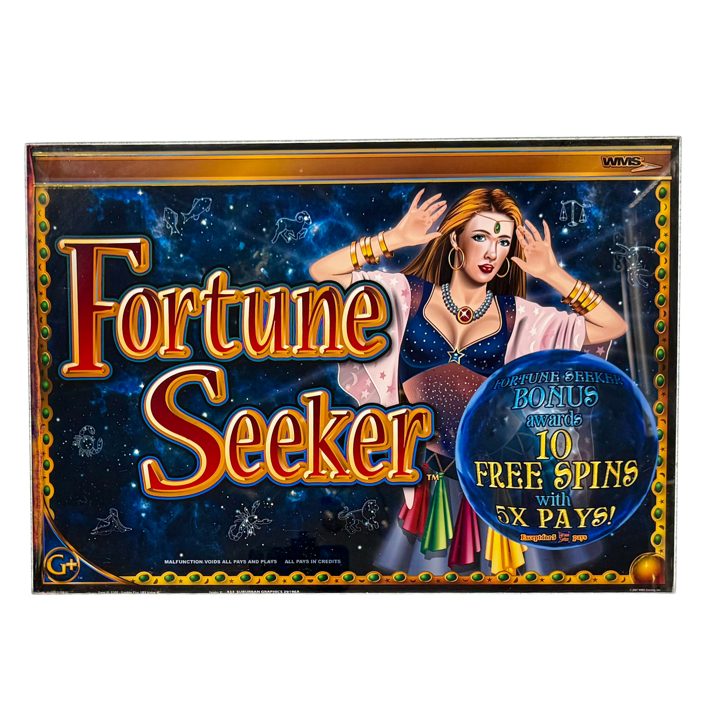Fortune Seeker Jumbo Slot Glass