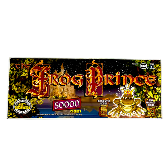 Frog Prince Slot Glass