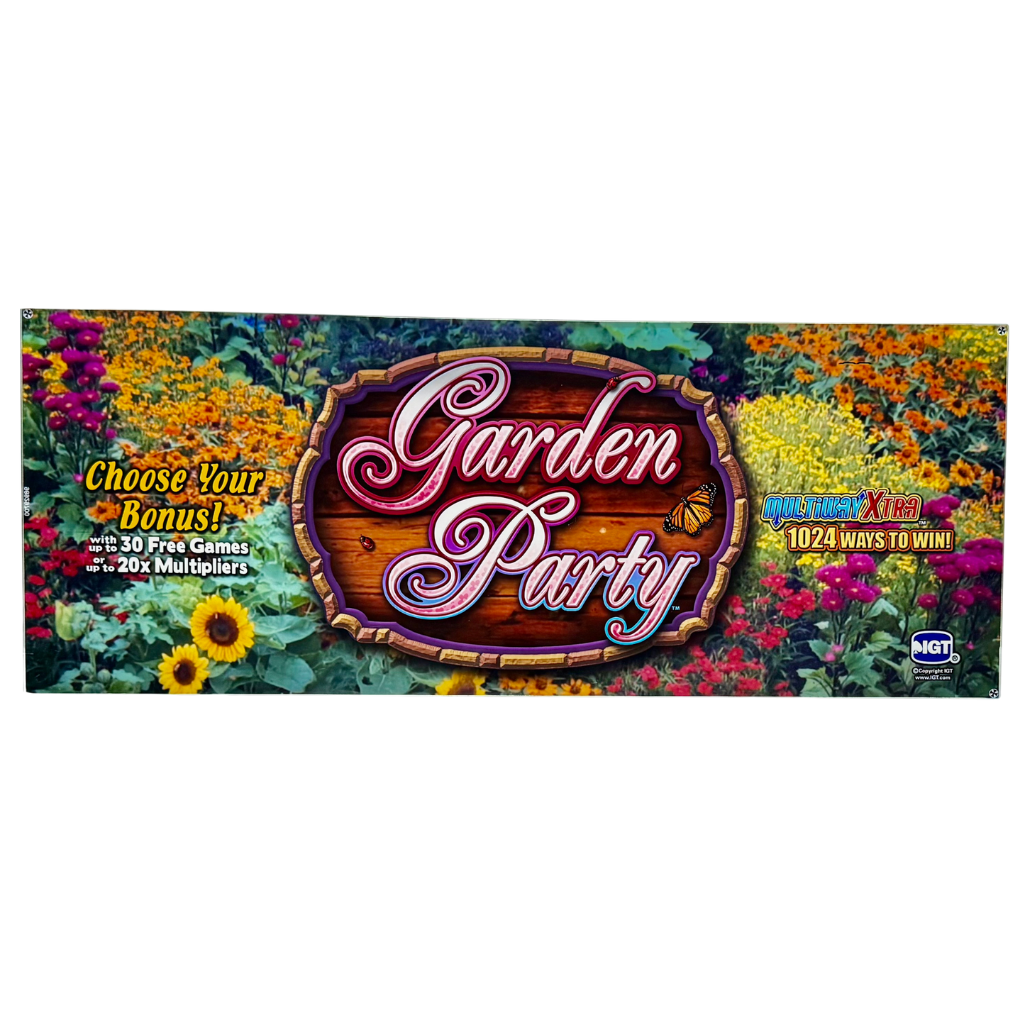 Garden Party Slot Glass
