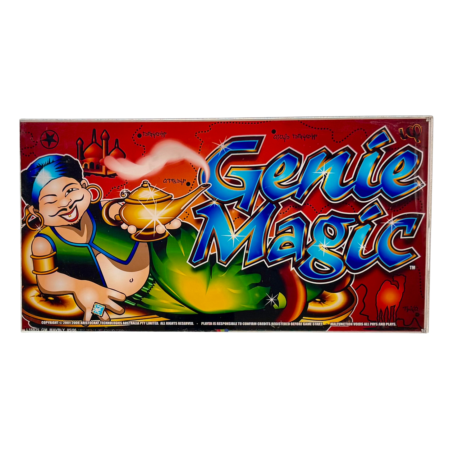 Genie Magic Slot Retro Acrylic