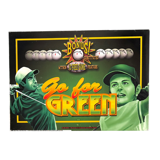 Go For Green Slot Retro Acrylic