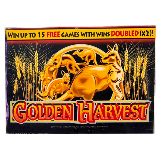 Golden Harvest Slot Retro Acrylic