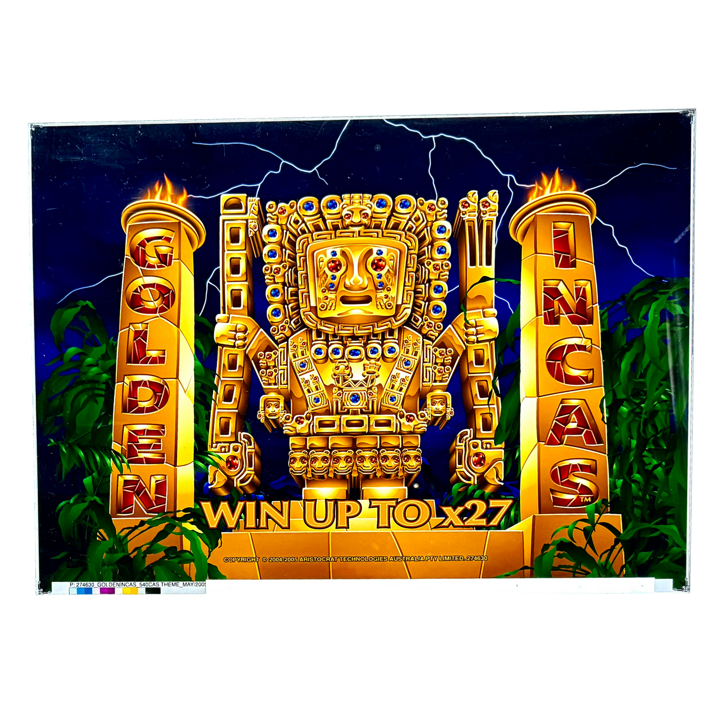 Golden Incas Slot Retro Acrylic
