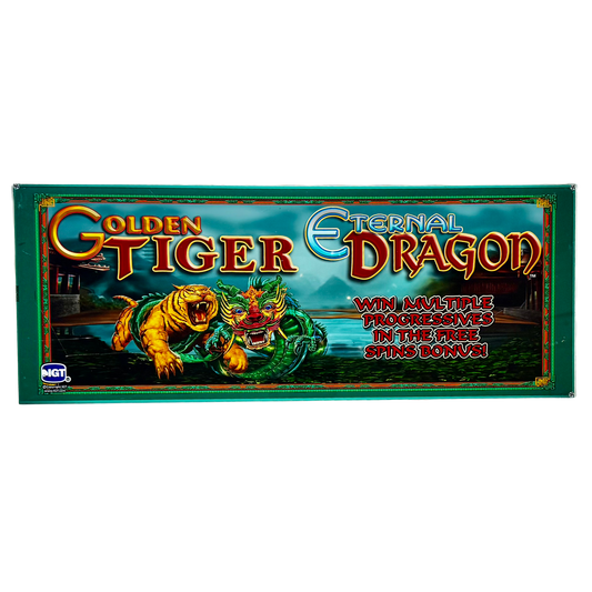 Golden Tiger Eternal Dragon Slot Glass
