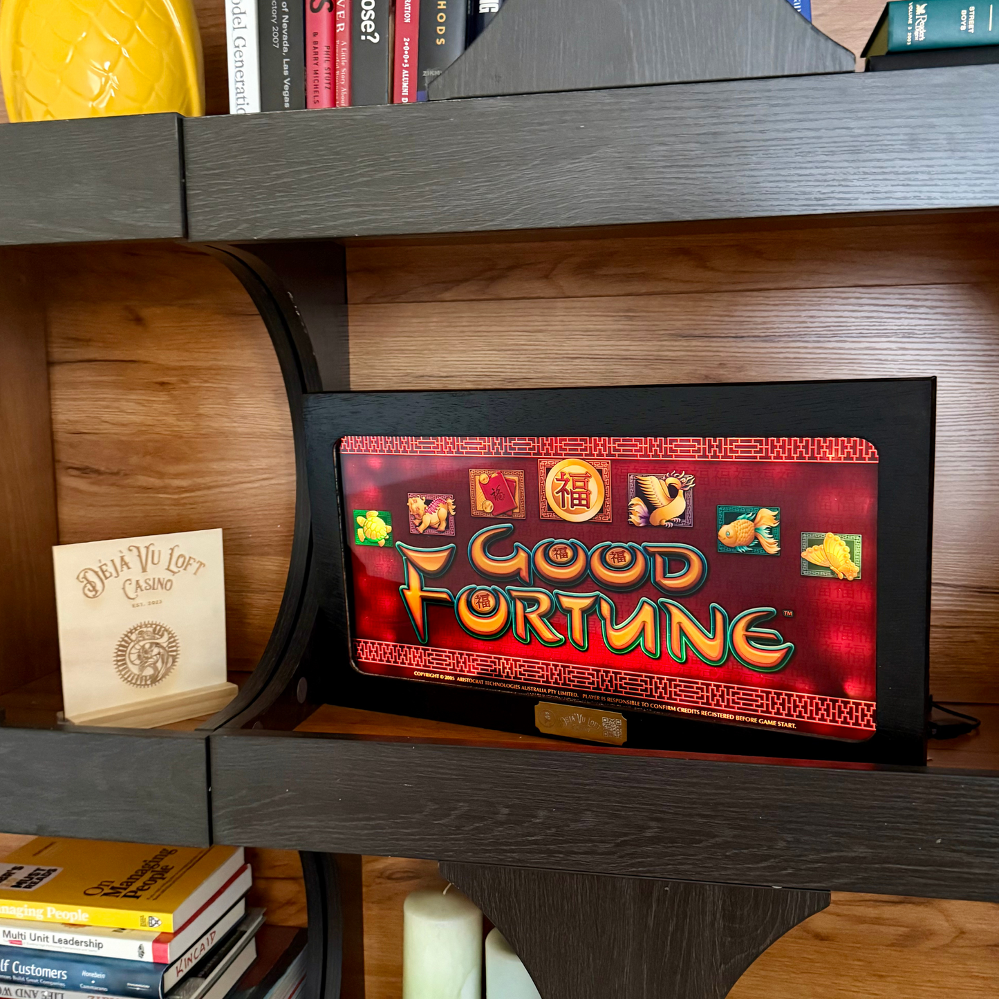 Good Fortune Slot Retro Acrylic