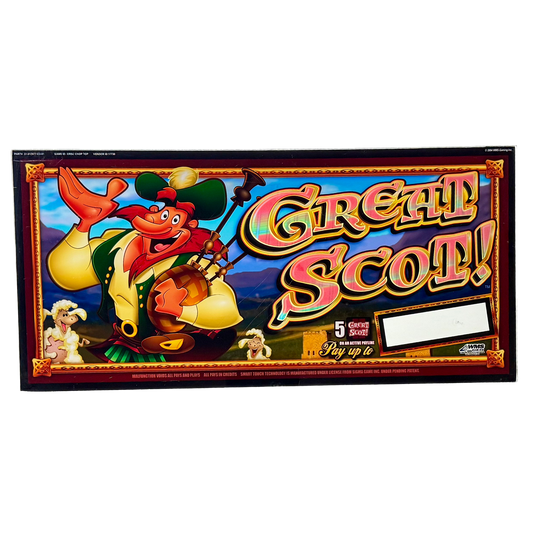 Great Scot! Slot Glass