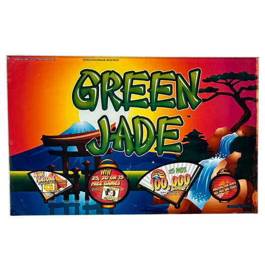 Green Jade Jumbo Slot Glass