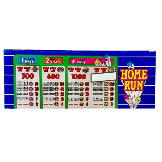 Home Run Slot Glass