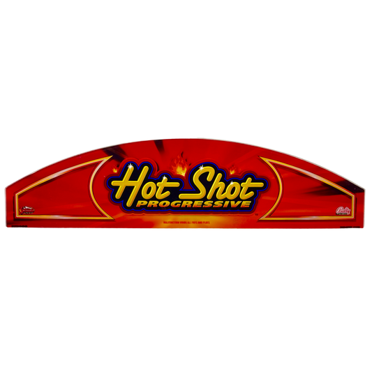 Hot Shot Progressive Slot Glass