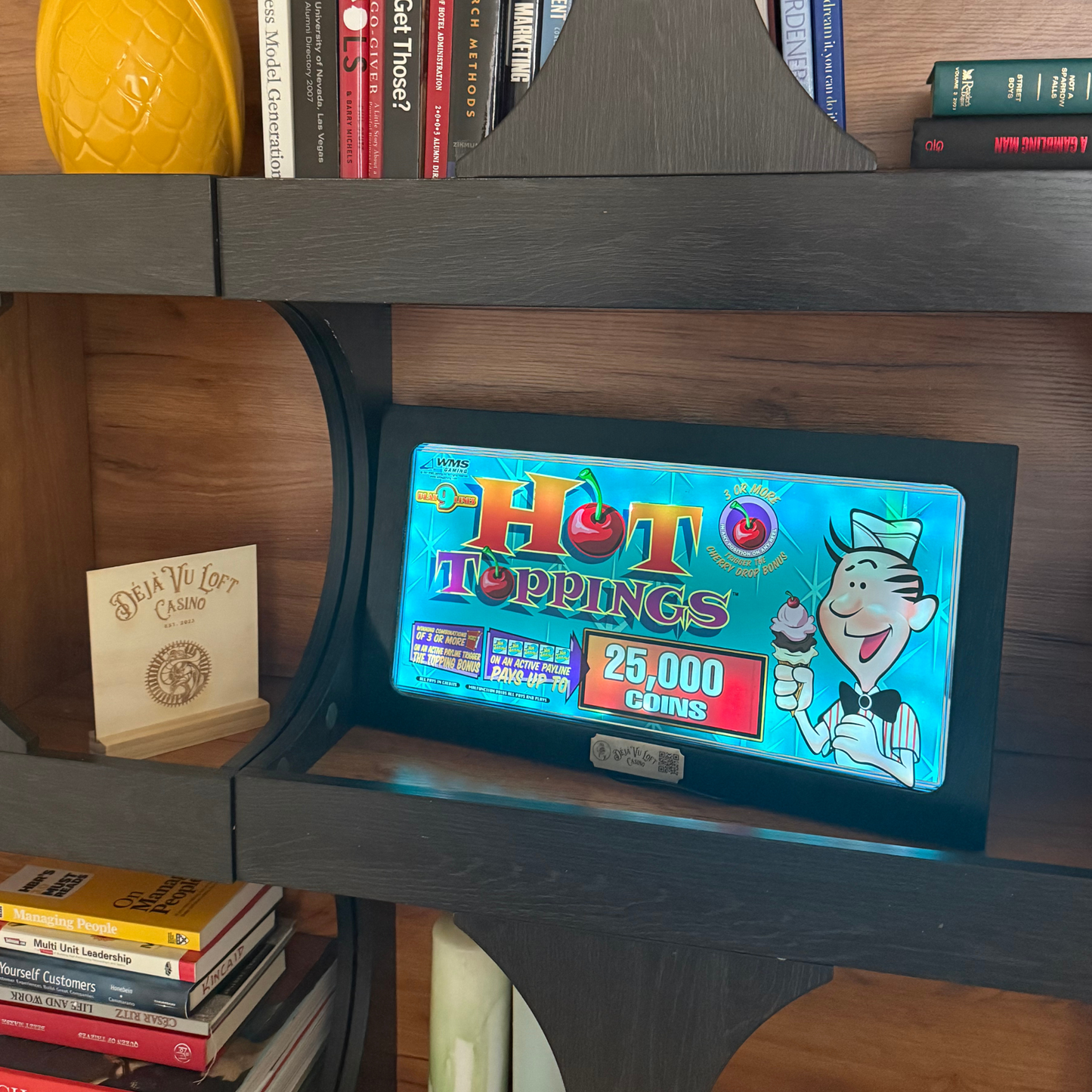 Hot Toppings Slot Glass